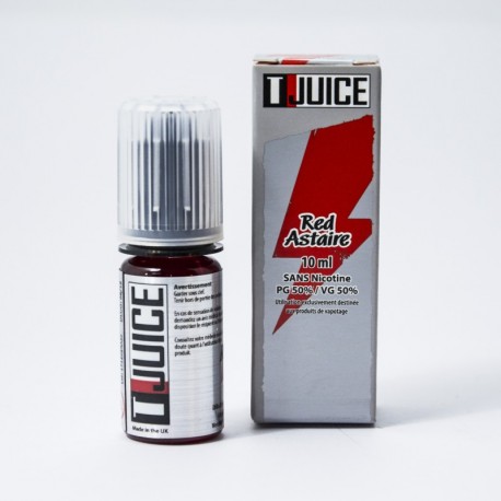 E Liquid 10 ml Red Astaire T-Juice 0 mg/ml