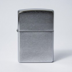 Zippo brush chrome