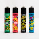 Briquet Clipper mini mix Emoji x4