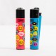 Briquet Clipper mini mix Emoji x4