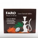 Boîte charbons coco naturel Faro x100