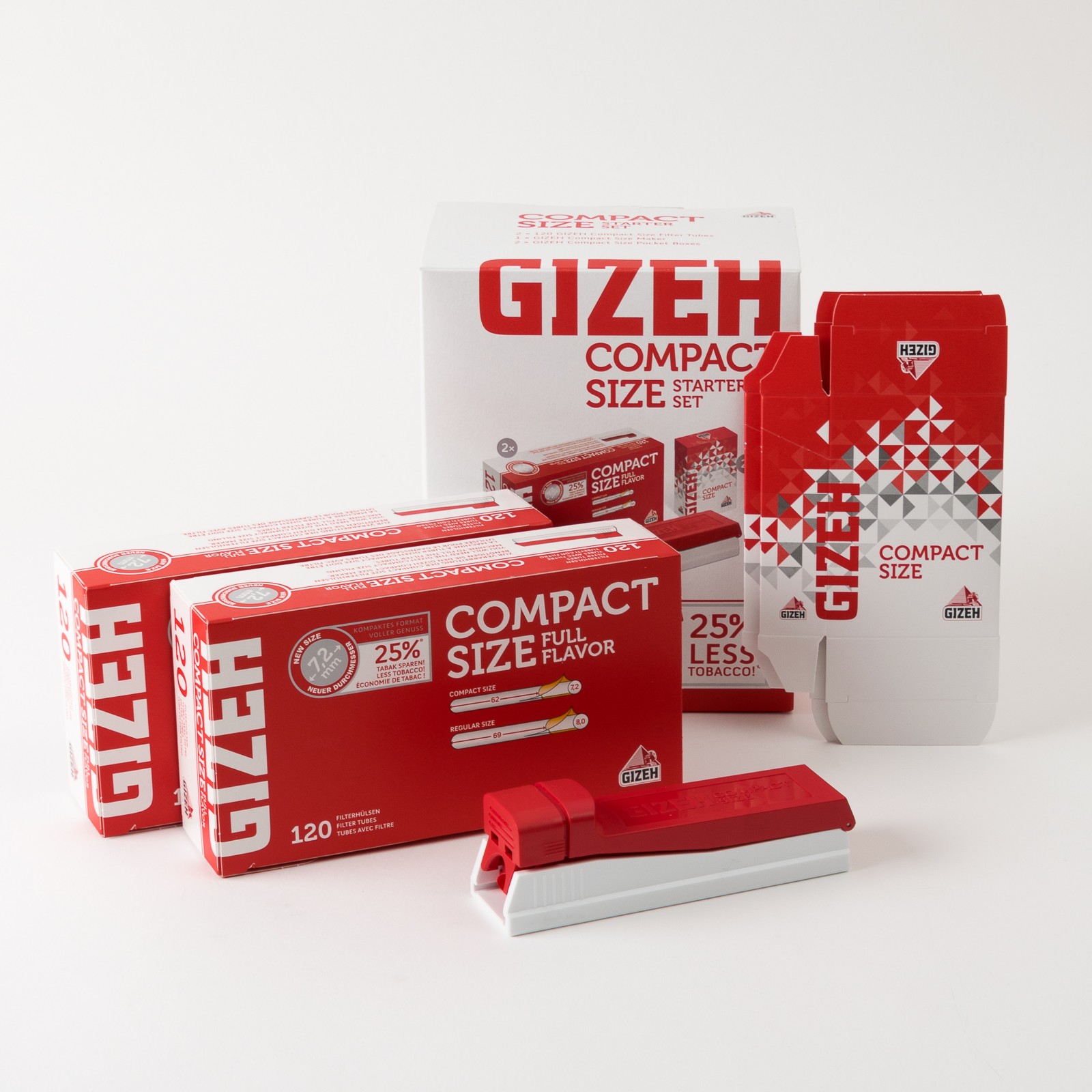 Gizeh Compact Size Stopfer für Filterhülsen (7,2mm Durchmesser) 3