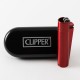 Red Metal Clipper Lighter