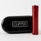 Red Metal Clipper Lighter