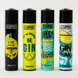 Gin Tonic Clipper Lighters x4