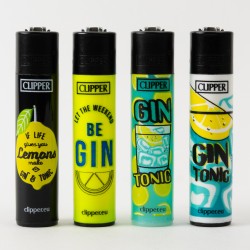 Feuerzeug Clipper Groß Gin Tonic  x4