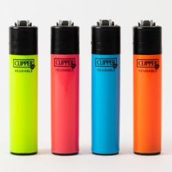 Clipper Fluo Lighters x4