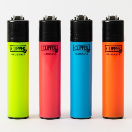 Clipper Fluo Lighters x4