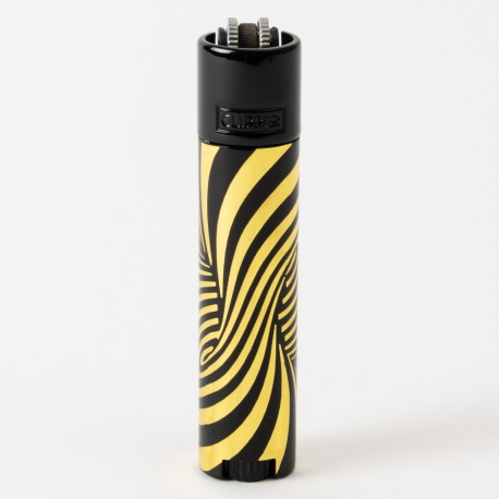 Clipper Metal Psychedelic Gold Lighter
