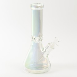 Eisbong aus transparentem Regenbogenglas 30 cm lang