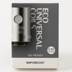 Boîte 5 résistances EUC Meshed 0.6 Ohm Vaporesso