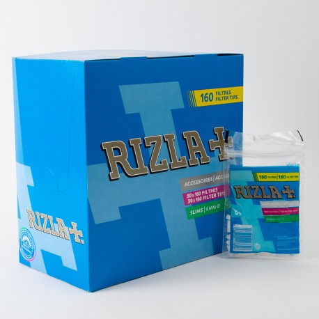 Sachet 160 filtres Rizla+ slim x50