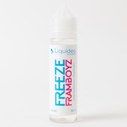 E-liquide Liquidéo 50 ml Freeze Framboyz 0 mg