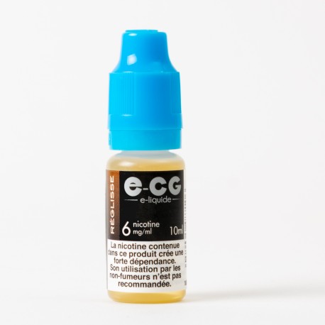 E-liquide E-CG réglisse 10 ml