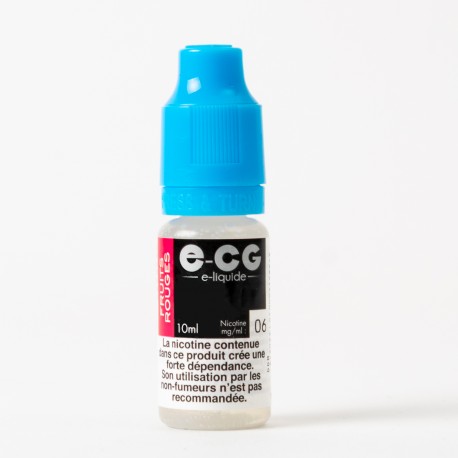 E-liquide E-CG fruits rouges 10 ml