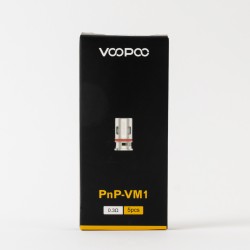 Boîte 5 résistances PnP VM1 0.3 Ohm Voopoo