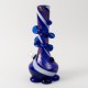 Bong en verre bleu 26 cm