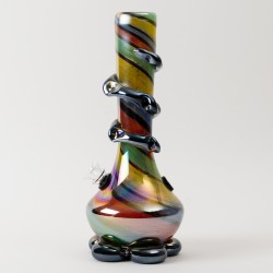 Bong en verre multicolore 26 cm