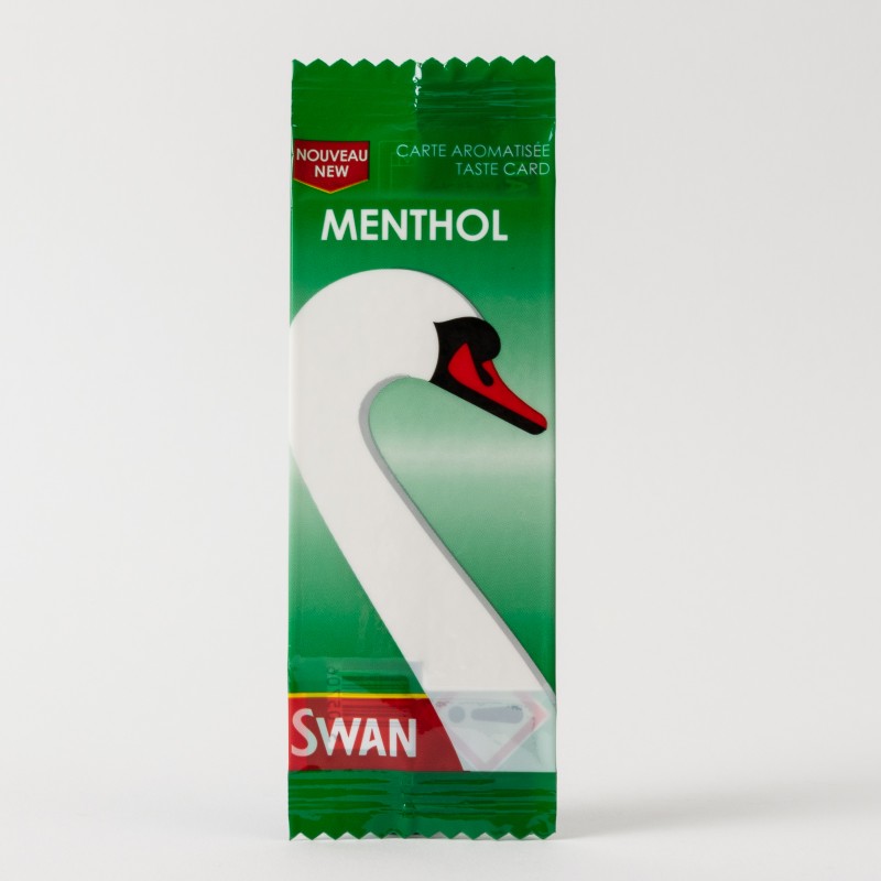 Cartes aromatisées Swan menthol x25