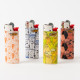 Briquet Bic mini Doodle Cat x4