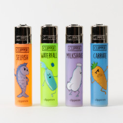 Briquet Clipper grand Coffee  x4