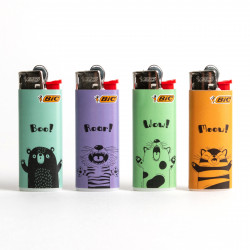 Briquet Bic mini Roar  x4