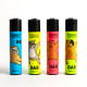 Briquet Clipper grand Animal DAB  x4