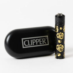 Clipper Metallfeuerzeug Rose of Gold Miniformat