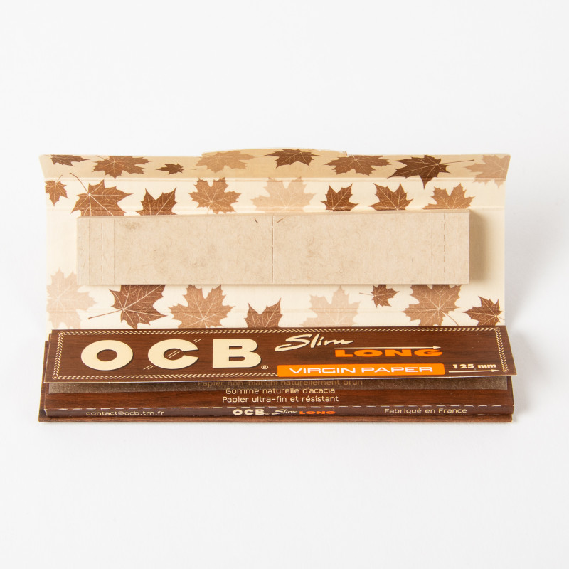 Feuilles longues à rouler OCB Virgin Slim + tips