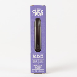 X-BAR CLICK & PUFF myrtille glacée