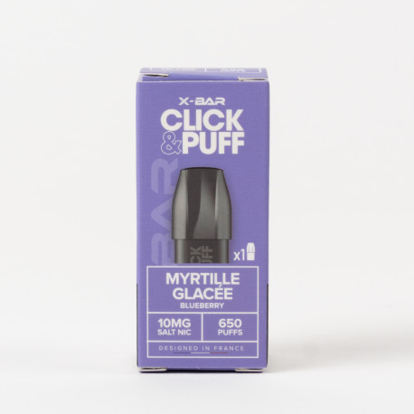 Pod Click & Puff X-BAR myrtille glacée