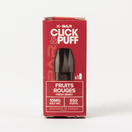 Pod Click & Puff X-BAR fruits rouges