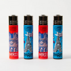 Clipper Paris Mon Amour Feuerzeug groß x4