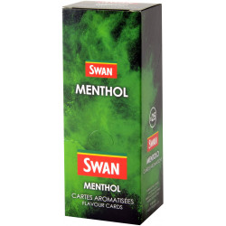 Cartes aromatisées Swan menthol x25