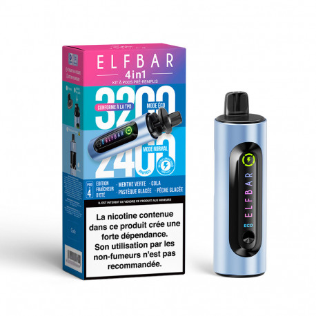 Puff Elfbar 4 en 1 fraîcheur d'été