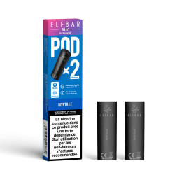Lot 2 pods Elfbar 4 en 1 cerise glacée