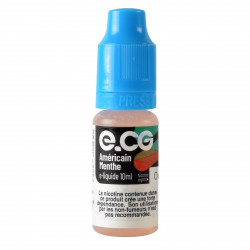 E-liquide E-CG américain menthe 10 ml