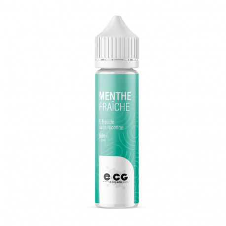 E-liquide E-CG menthe fraiche 50 ml