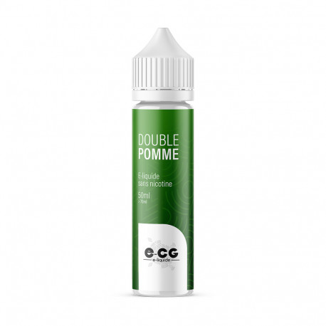 E-liquide E-CG double pomme 50 ml